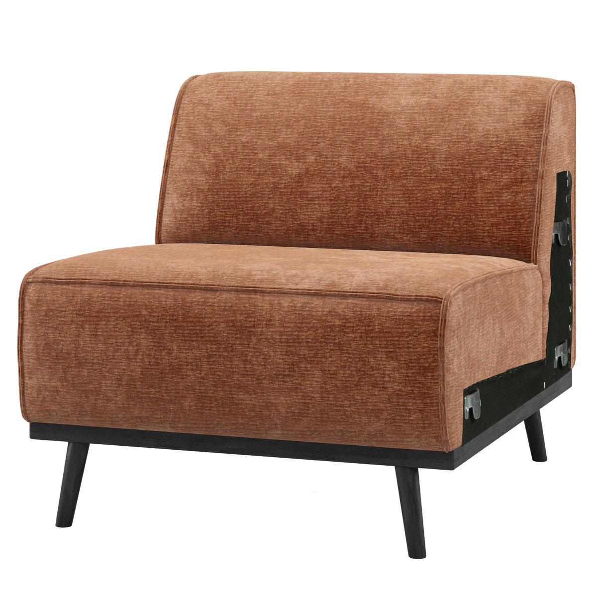 WOOOD 1-zits element bank Statement - Chenille - Velvet Terra - 77x79x93
