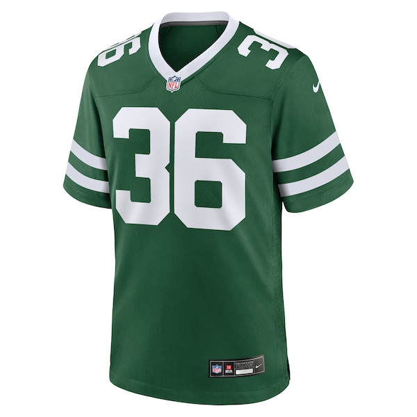 Khalil Herbert New York Jets Nike Team Game Jersey - Legacy Green