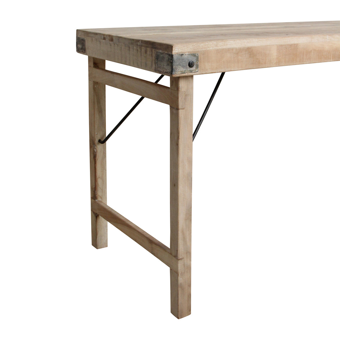 Raw Materials Limewash Eettafel Inklapbaar 172 x 60 cm