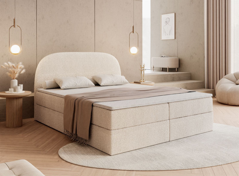 Łoże ALLURE 140x200 Now or never 02 z topperem