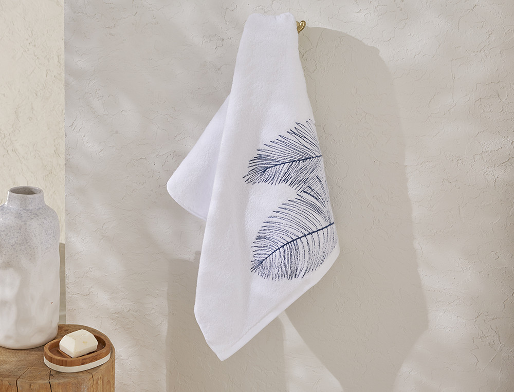 Serviette de bain brodéeLes alizés