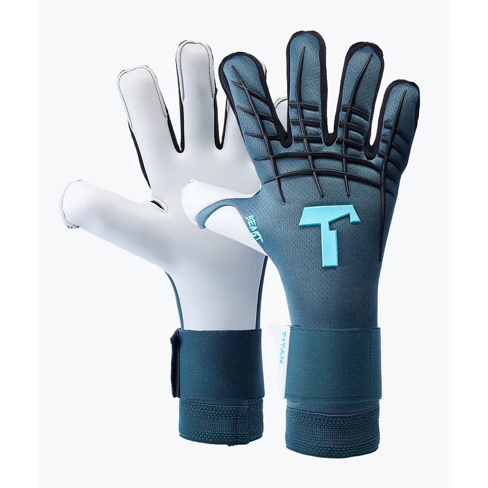 T1tan Petrol Beast 3.0 goalkeeper gloves refurbished