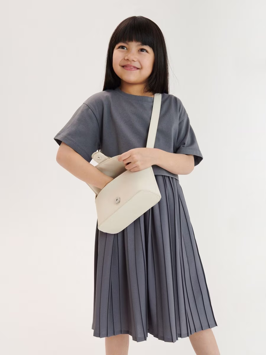 Dress With Pleated Skirt