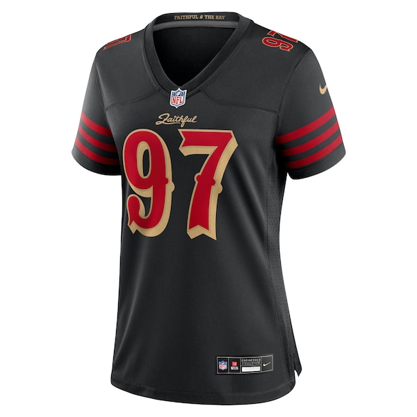 Nick Bosa San Francisco 49ers Nike Women's 2025 Rivalries Collection Game Jersey - Black