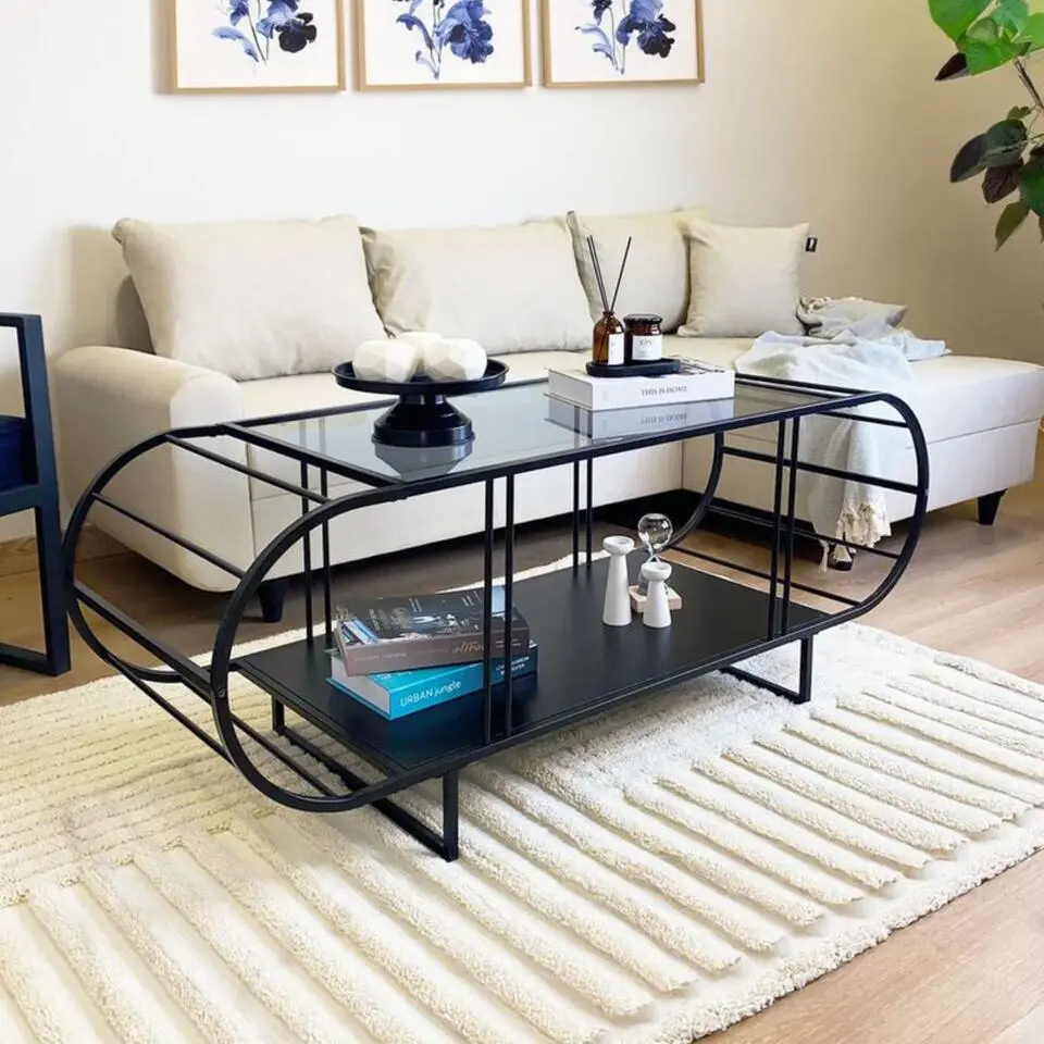 CALICOSY - Salontafel WINDY - 47x145x50 cm