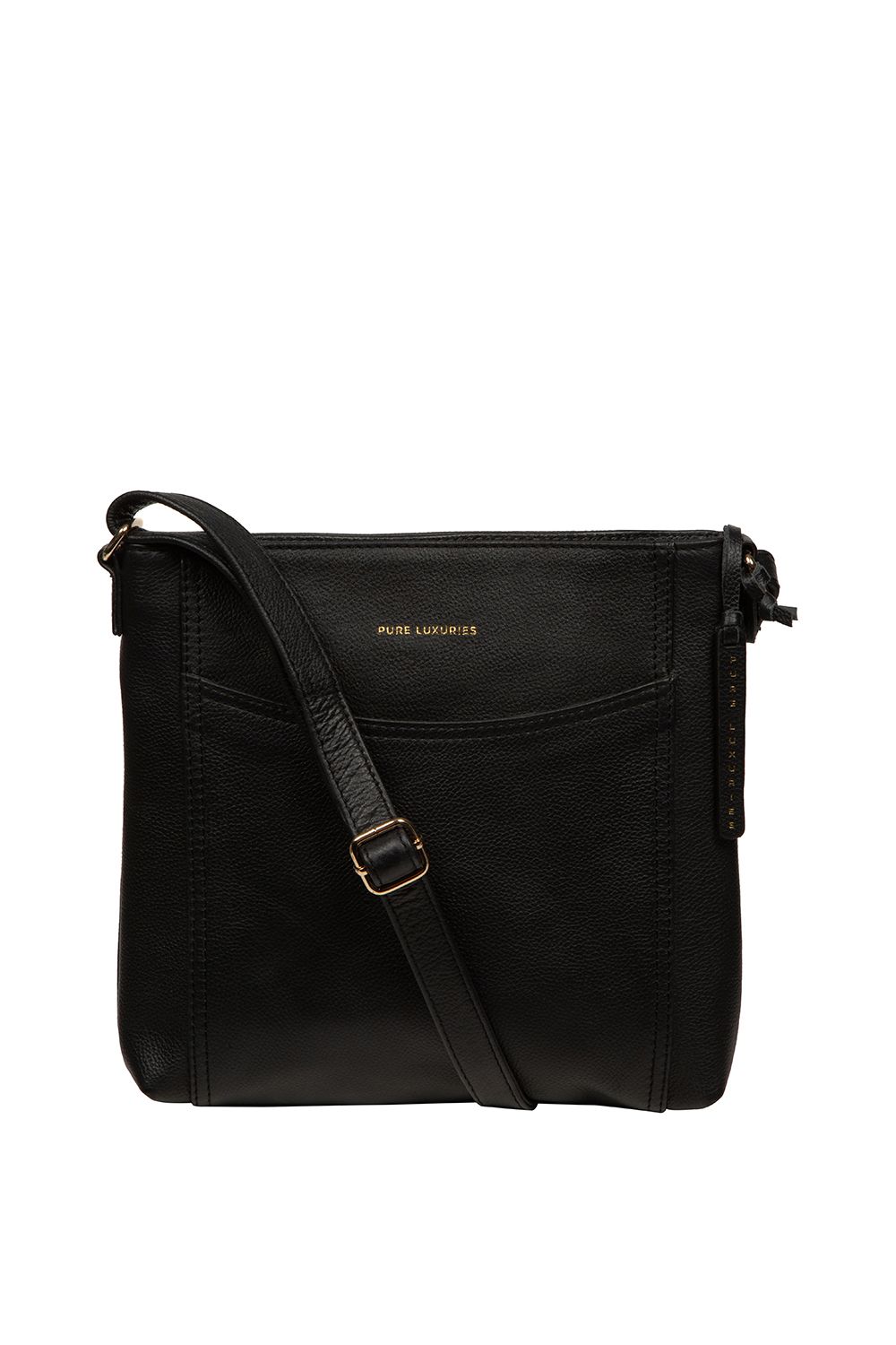 Pure Luxuries London Firle' Leather Cross Body Bag