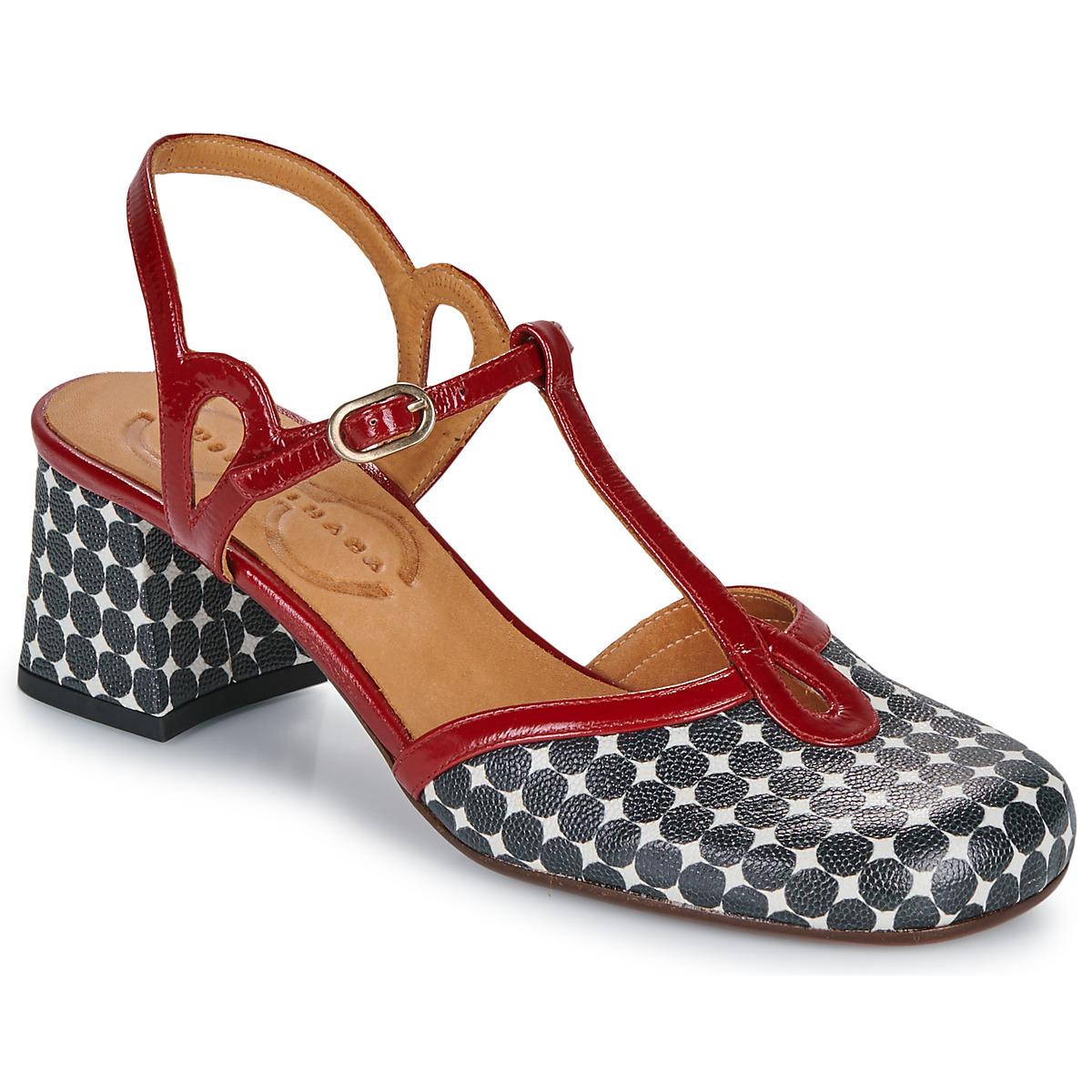 Chie Mihara - MODAY - Black / Bordeaux