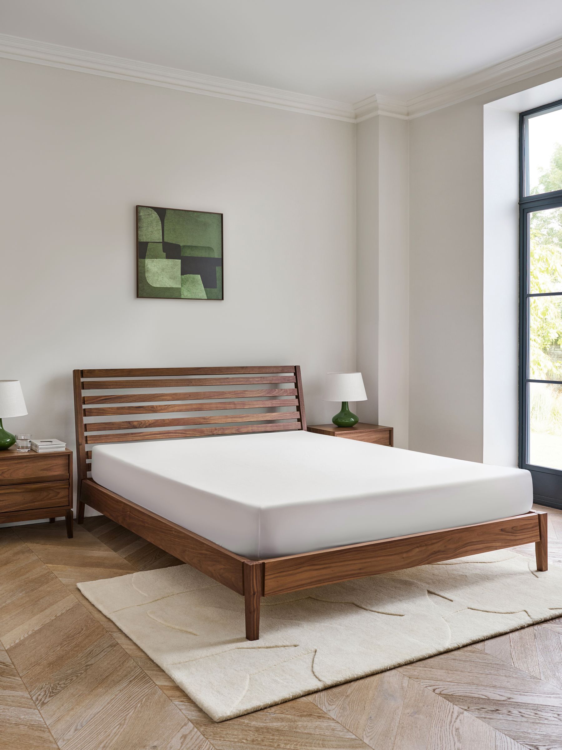 Jasper Conran London Brown Belgrave Walnut Bed Frame