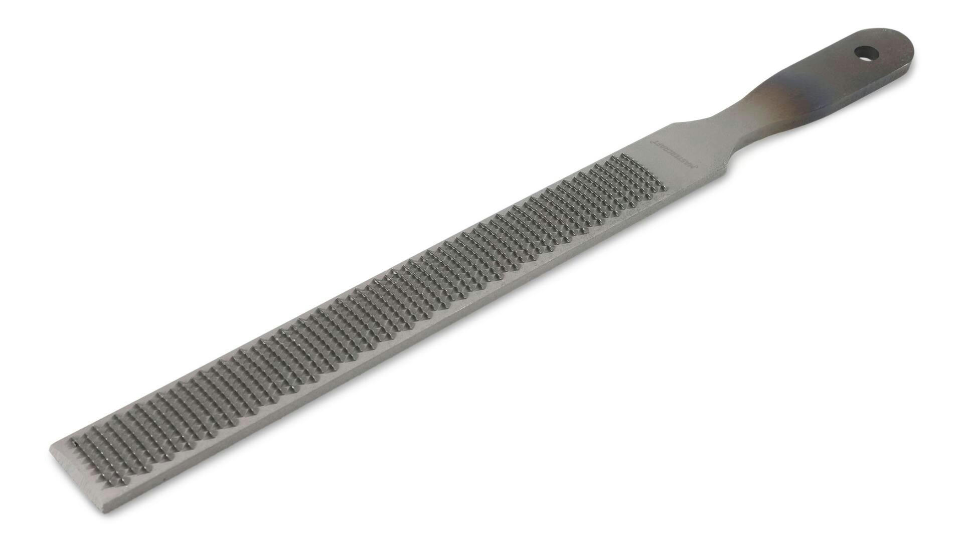 Mastercraft Woodcraft Rasp, Solid Handle with Hang Up Hole, High Carbon Steel, 8-in
