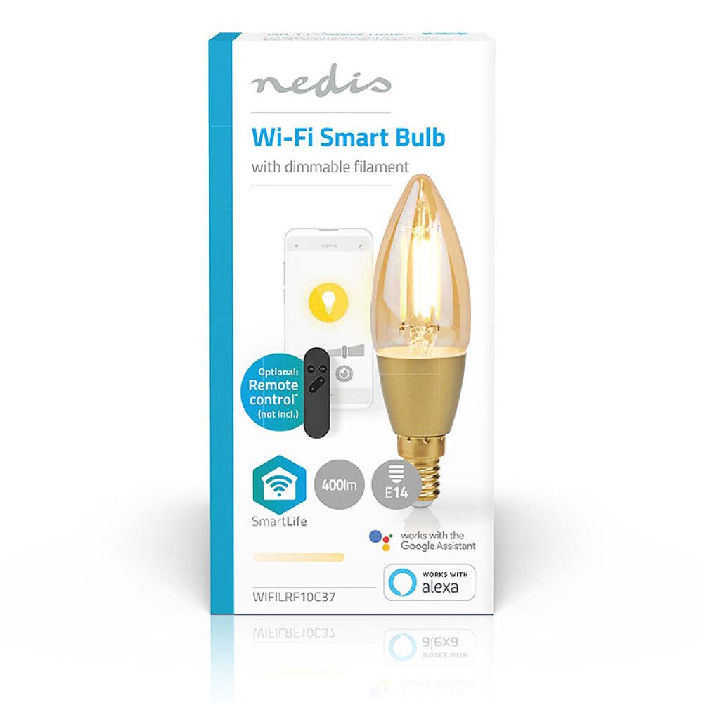 LYSPÆRE NEDIS WIFI SMART LED FILAMENT E14