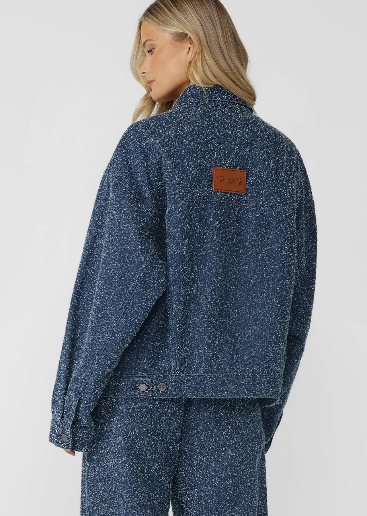Valentina Boucle Denim Jacket
