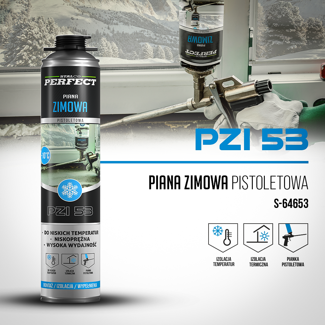 Piana professional niskoprężna zimowa pistoletowa PZI 53 STALCO PERFECT S-64653