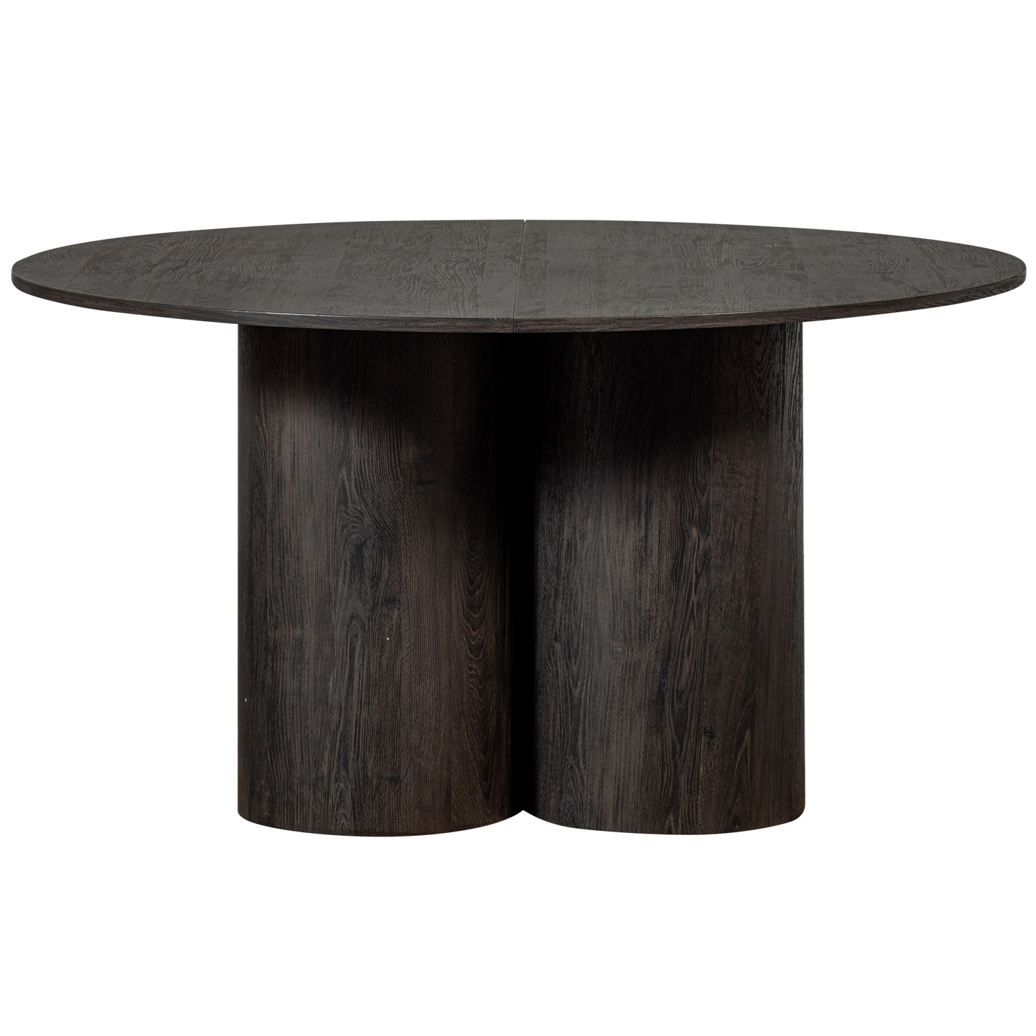 WOOOD eettafel Oona - MDF - Donkerbruin - 75x140x140