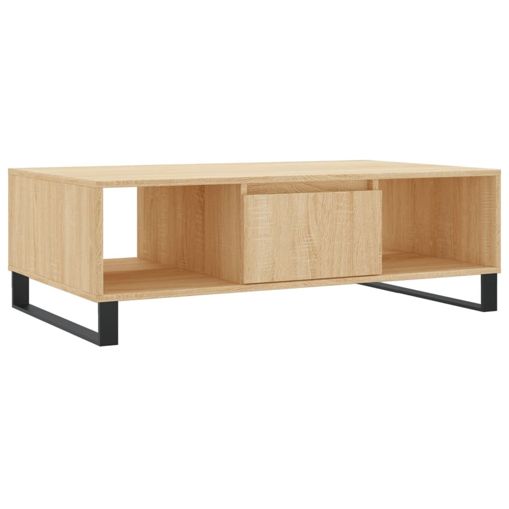Stolik Kawowy Ława Stół Brązowy 104x60x35 Przegrody Do Salonu Do Pokoju
