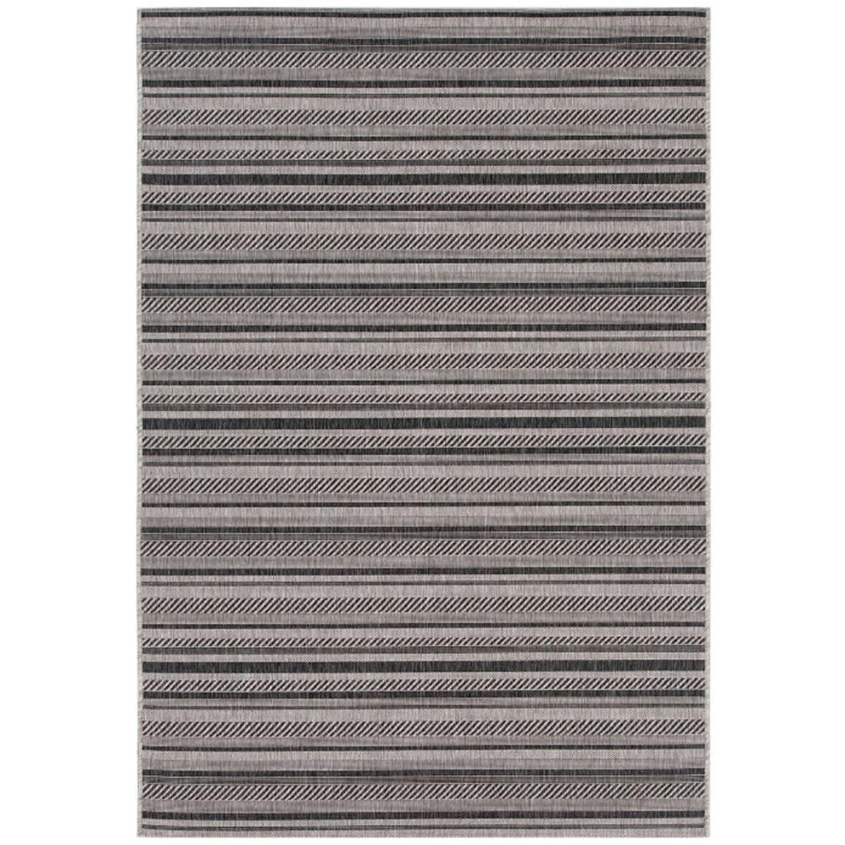 LINY - Tapis de salon en polypropylène marron 200x280 cm