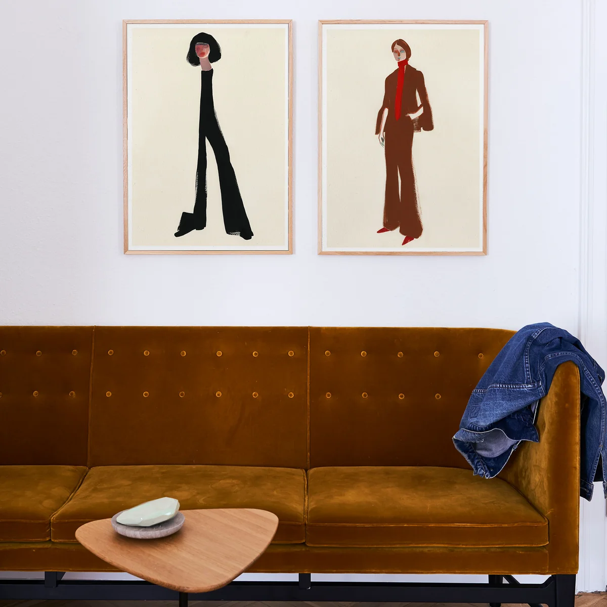 Paper Collective - Black Pants Poster, 30 x 40 cm