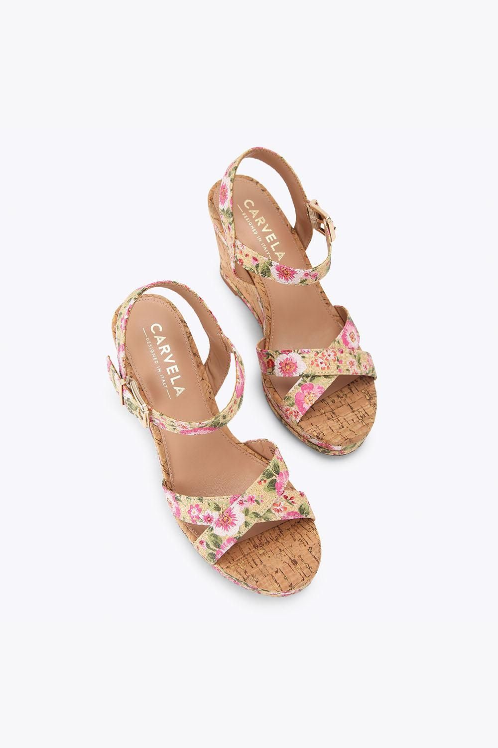 Carvela Verona Wedge' Fabric Sandals