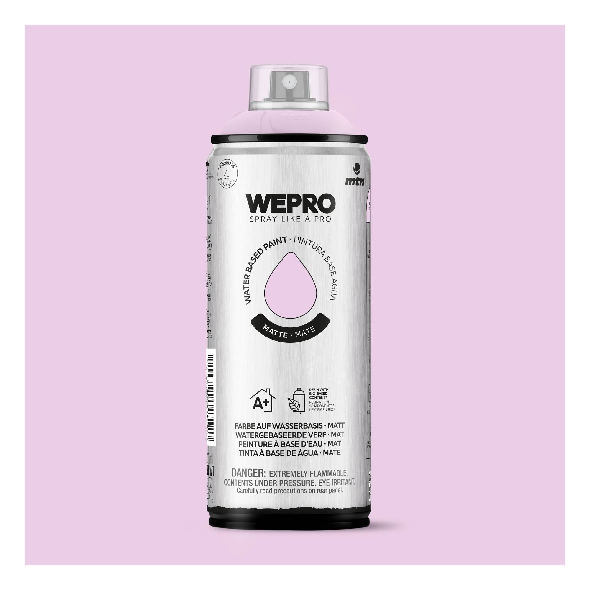 MTN WEPRO Dream Violet Matte Water-Based Spray Paint 400ml