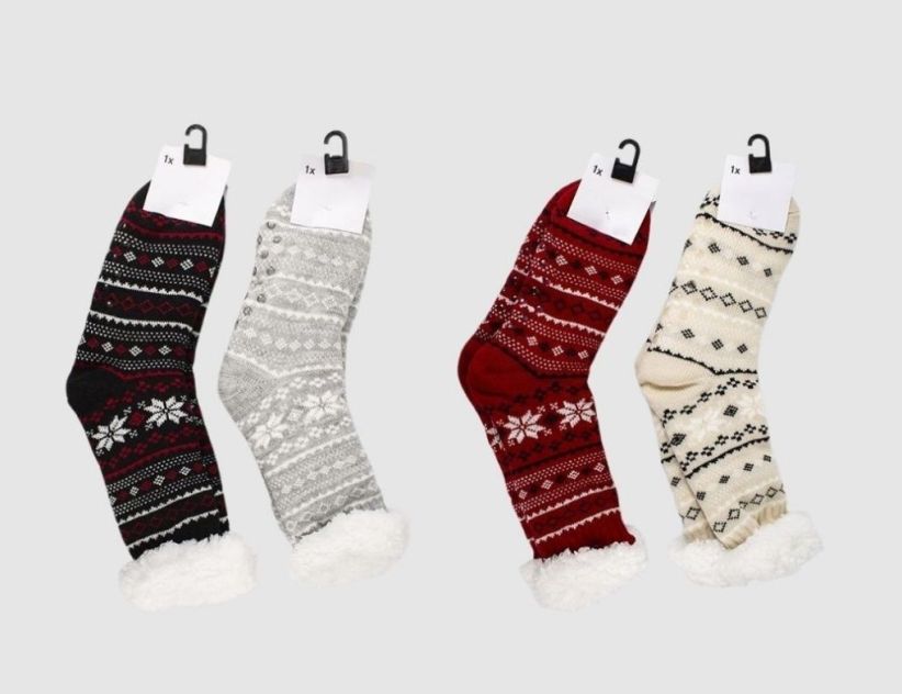 Kuschelsocken Sherpa Bunt