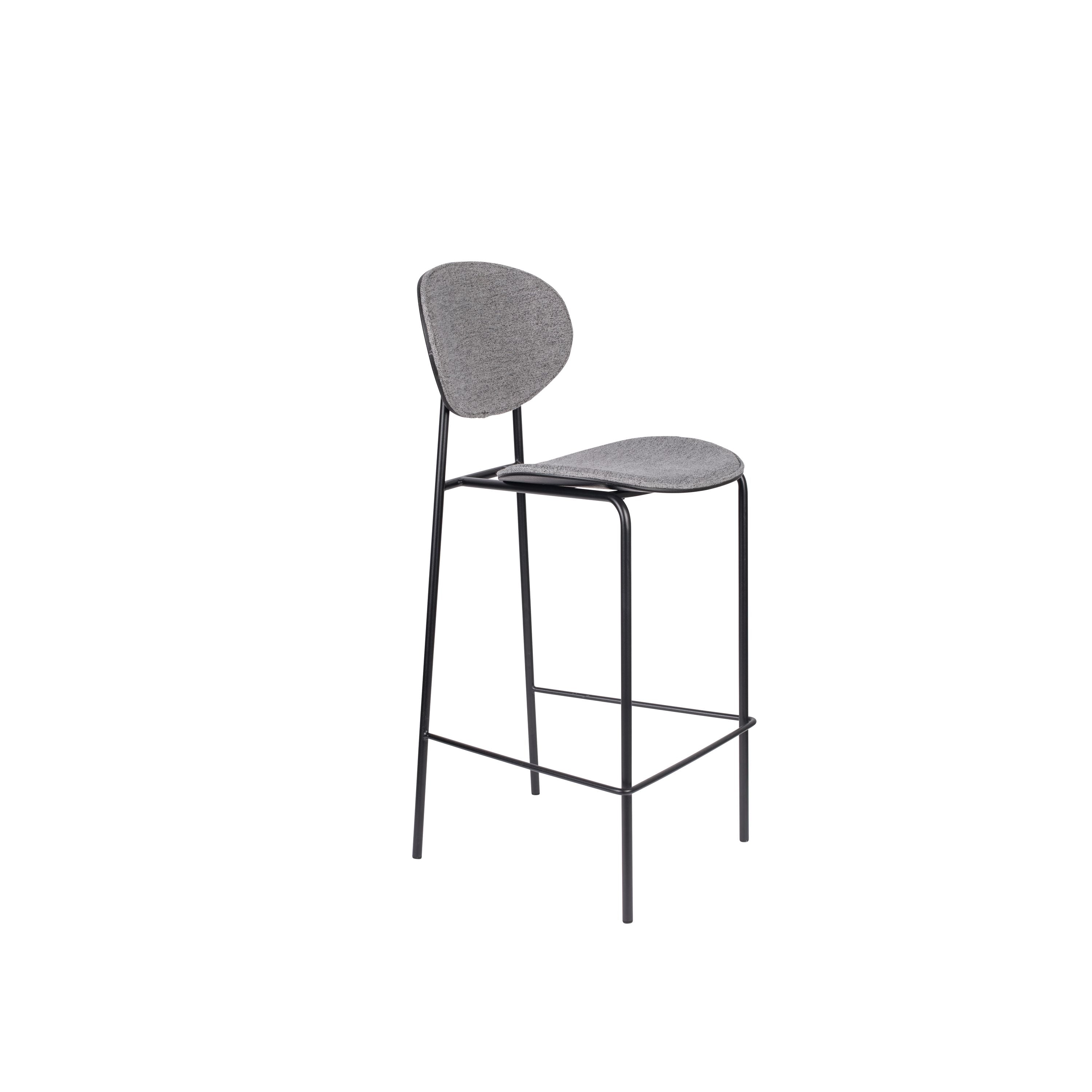 Housecraft Living Donny Barkrukken Grijs - Set van 2