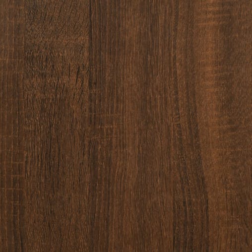 NNEVL Bedside Cabinet Brown Oak 30x60x60 cm Engineered Wood