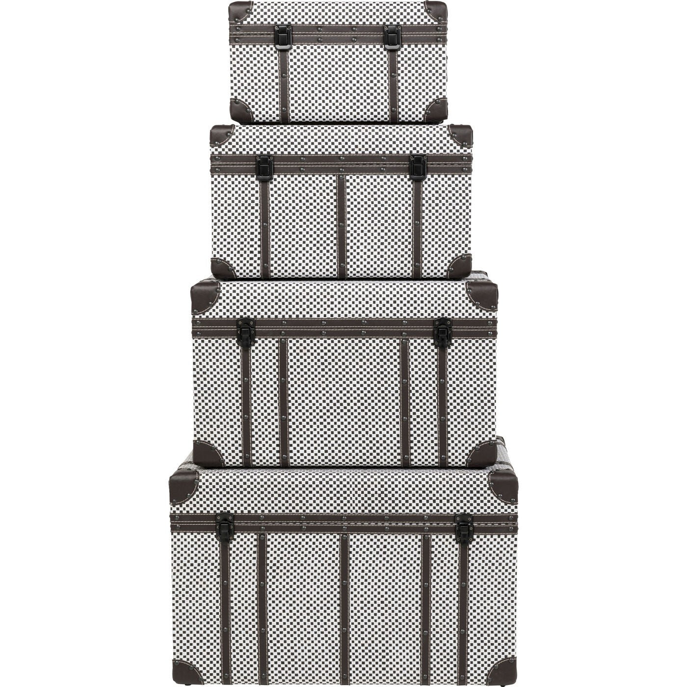 Kare Design Koffers Espresso (4/Set)
