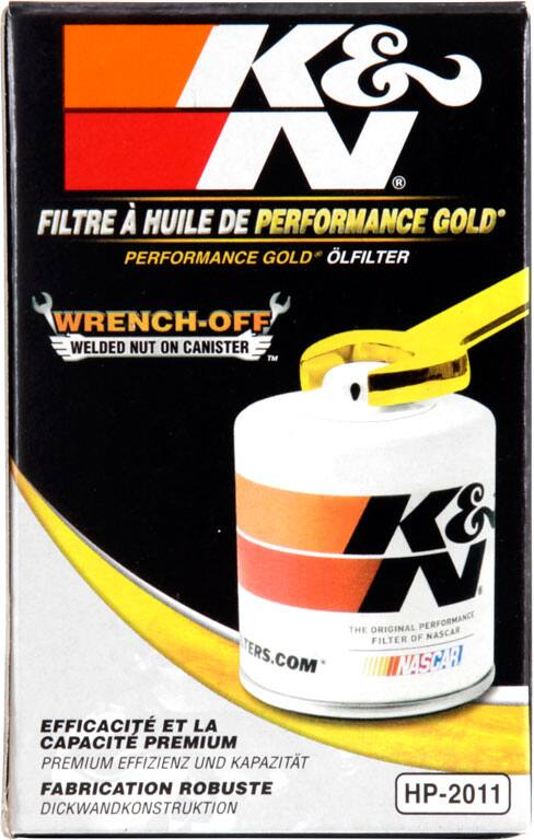K&N HP2011 Performance Gold Oil Filter
