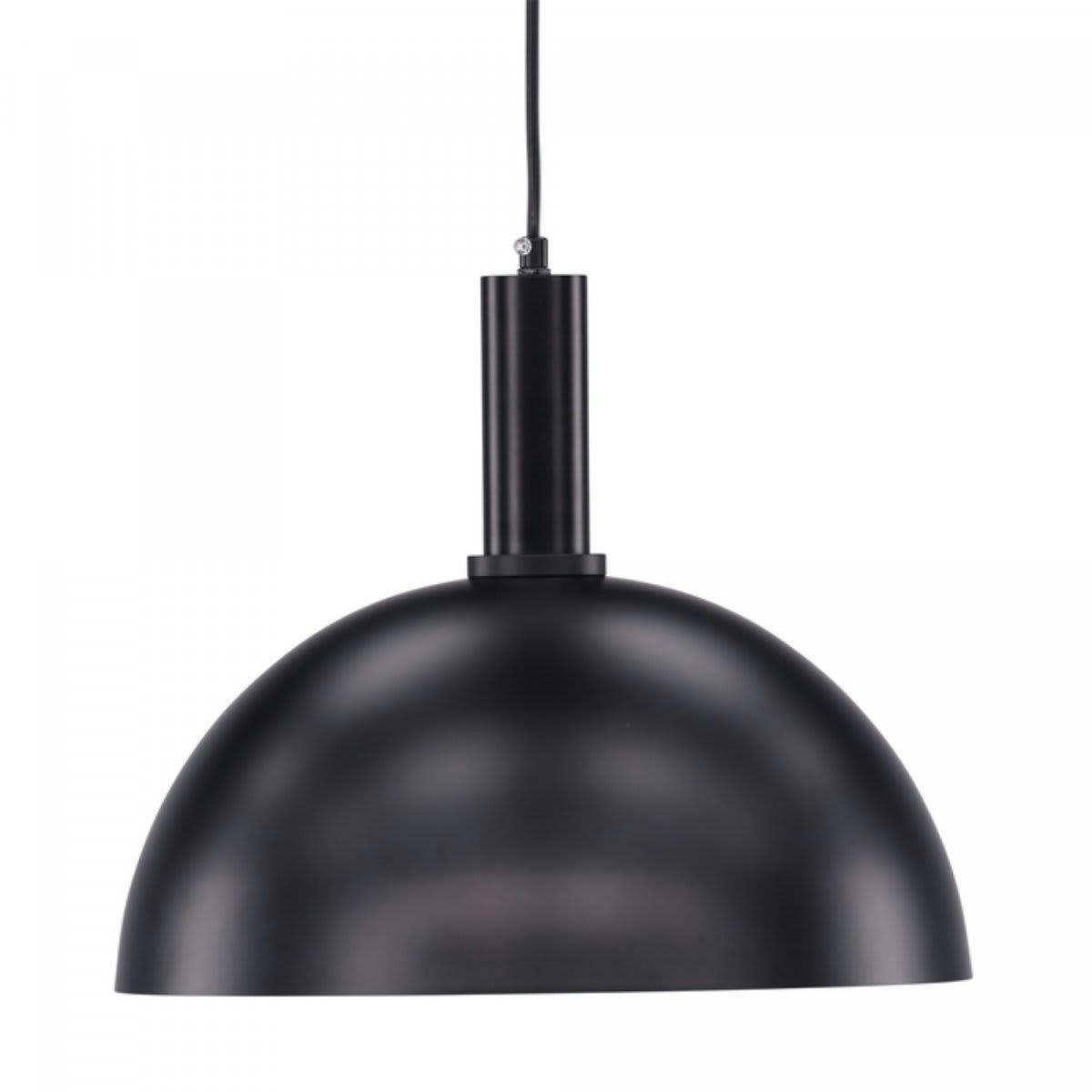 LULO - Suspension minimaliste en métal noir