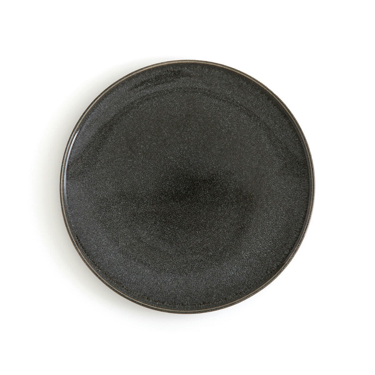 Lot de 6 assiettes plates, en grès, Onda
