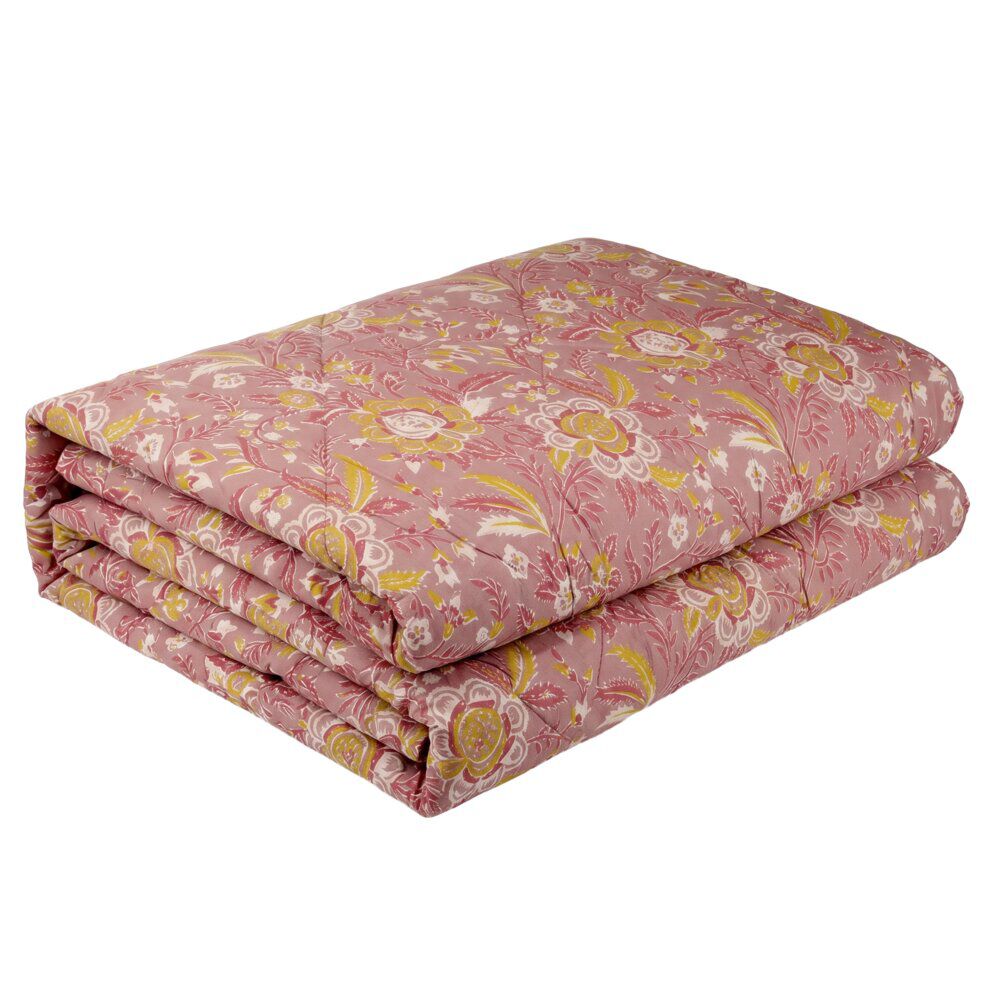 Couette légère 2 personnes imprimée polyester 220x240cm (2 modèles)