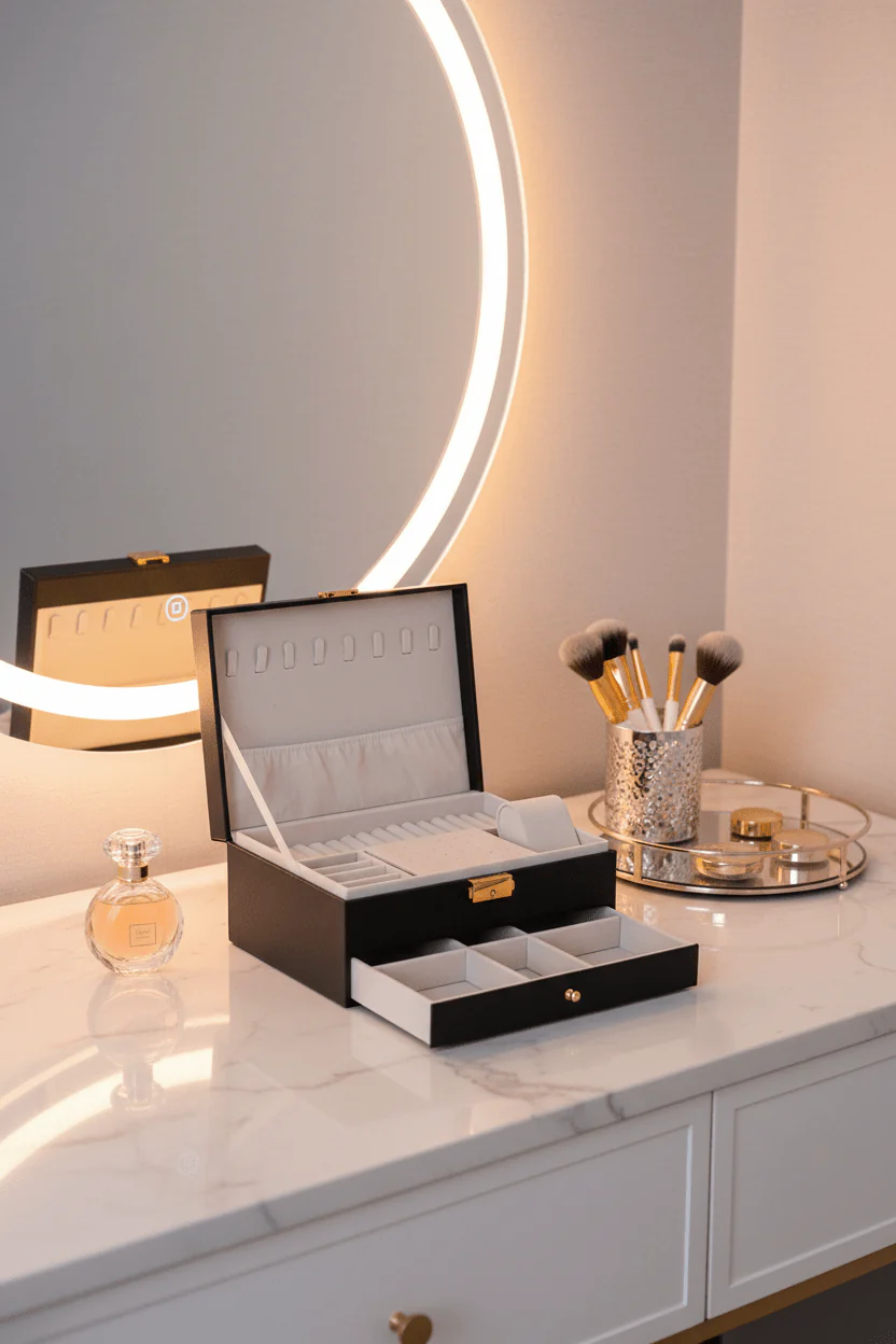 Newgrange Black Jewellery Box