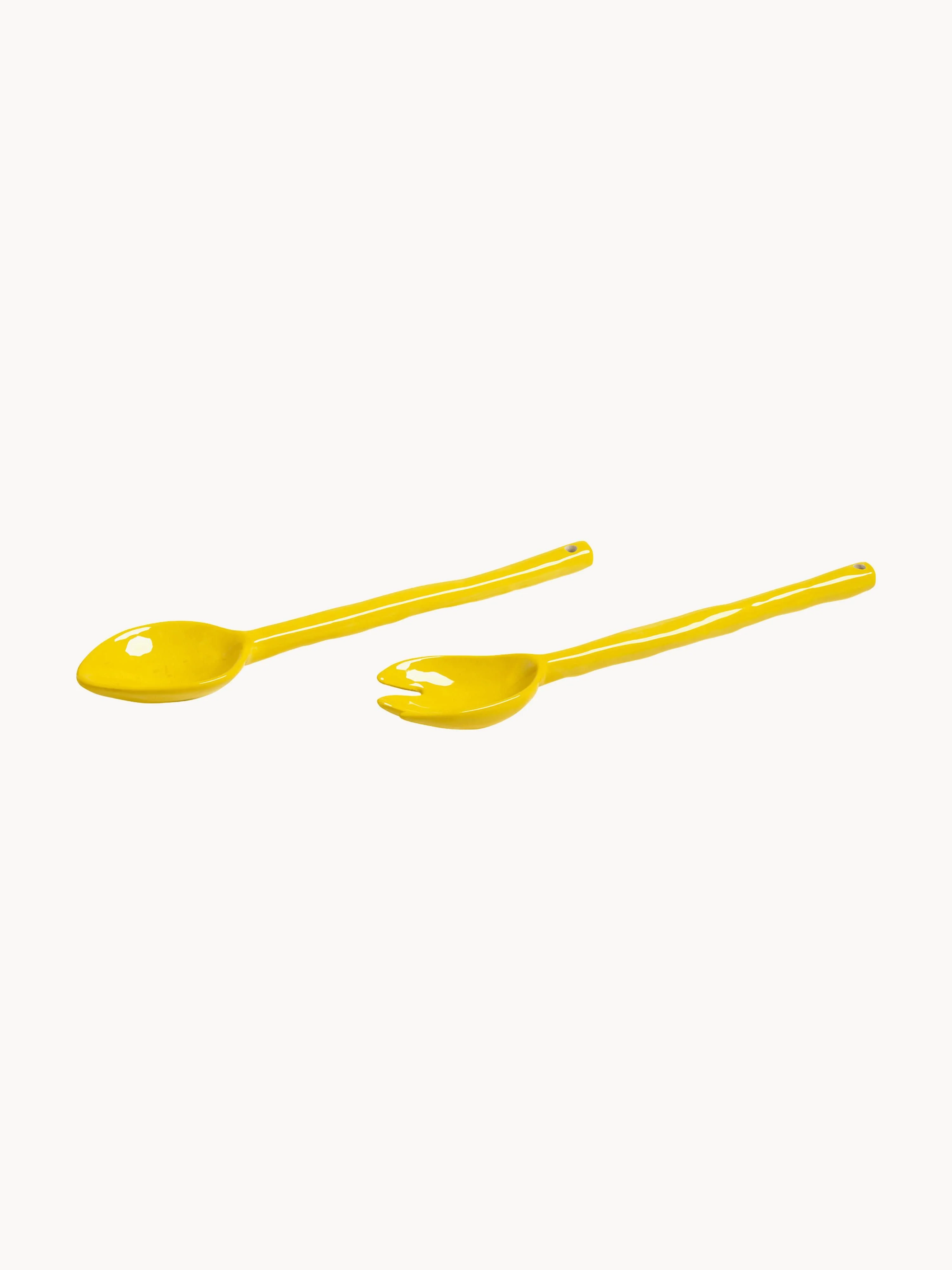 Handgefertigtes Salatbesteck Boavista