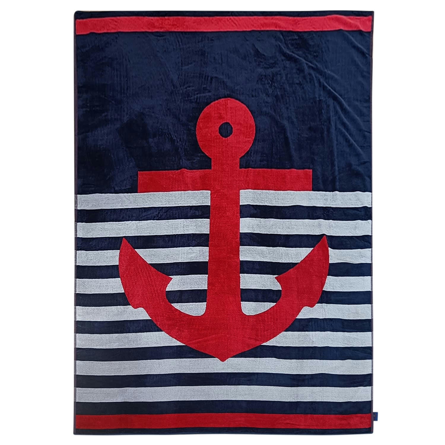 PLAGE - Serviette de plage éponge velours Jacquard Conigli 140x180