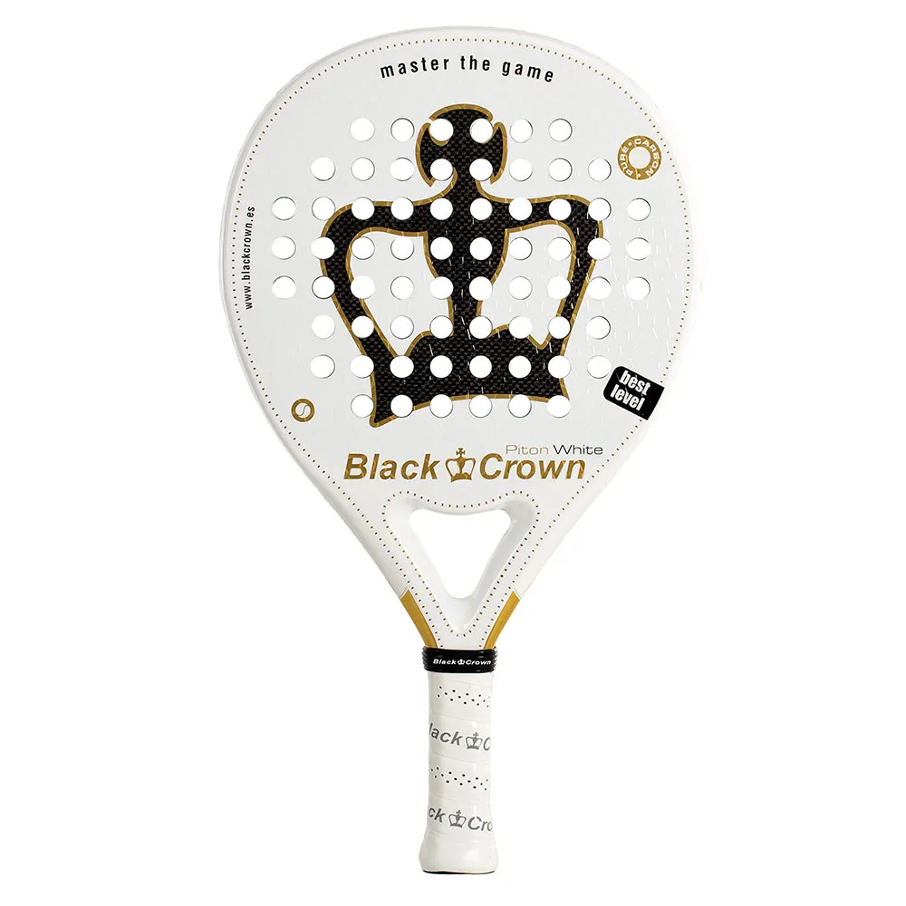 Black Crown Piton White padel racket