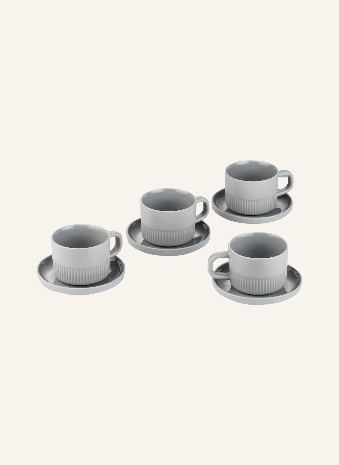 Marc O'Polo 4er-Set Espressotassen MOMENTS mit Untertasse