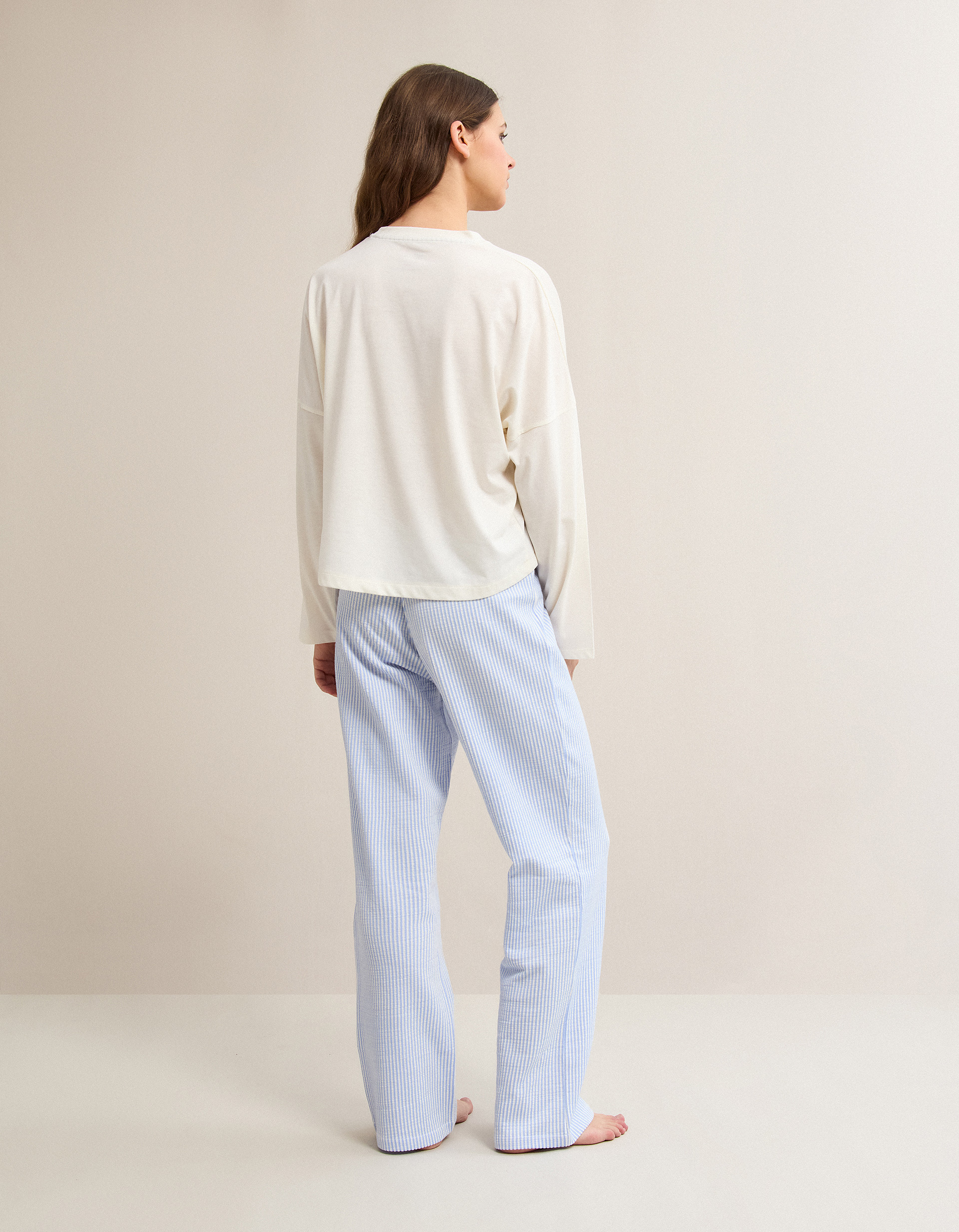 Pijama, Mulher, Branco
