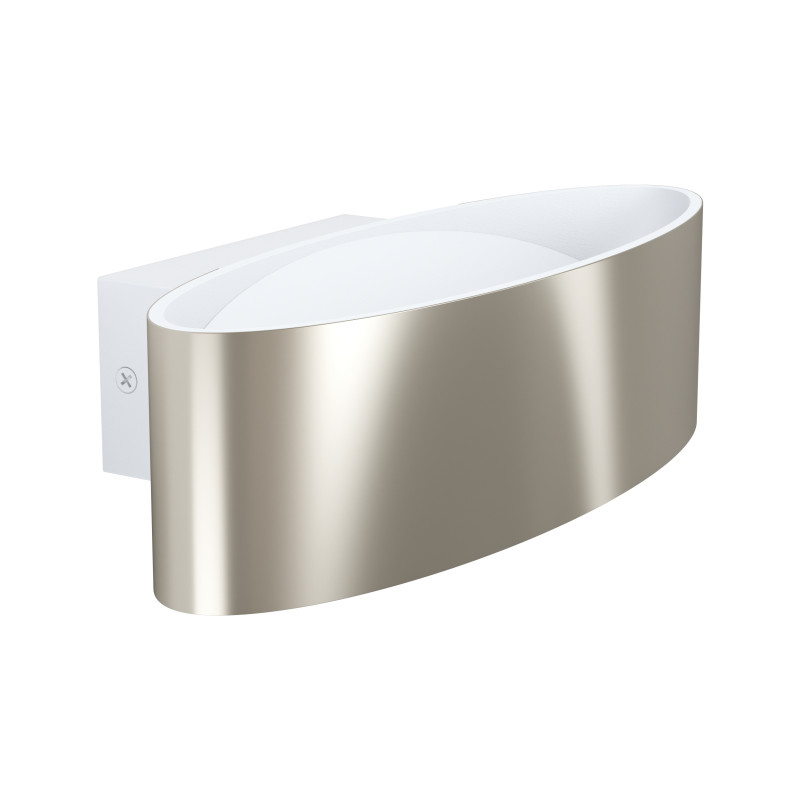 Applique LED Maccacari blanche et chrome 10 W EGLO