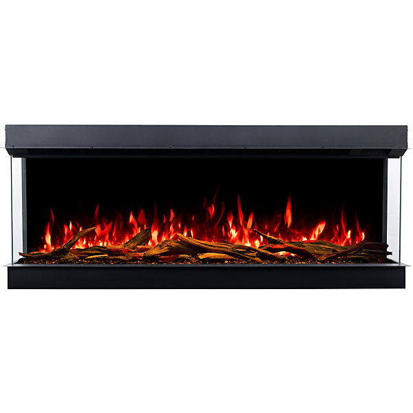 Cheminée électrique AFLAMO Superb 3D 160 - encastrable - 160x65x35 cm - cheminée LED avec chauffage 750/1500 W