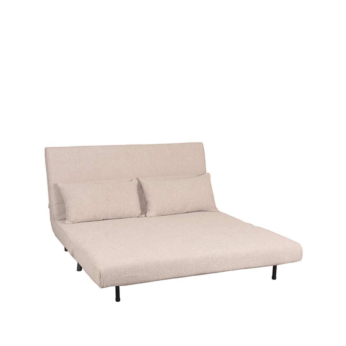 LABEL51 Slaapbank Double - Naturel/Zwart - 141x90x81cm