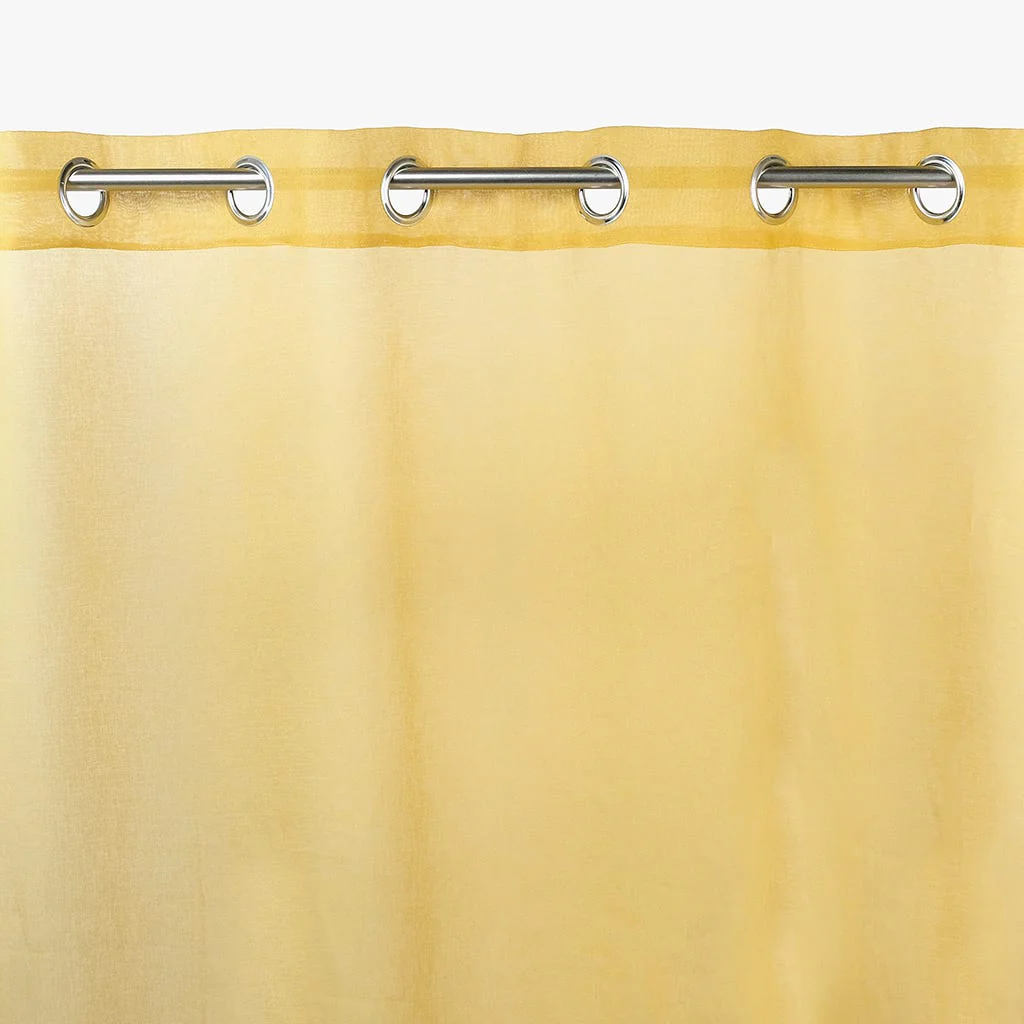 Cortinado Transparente Mostarda 4EVERYDAY