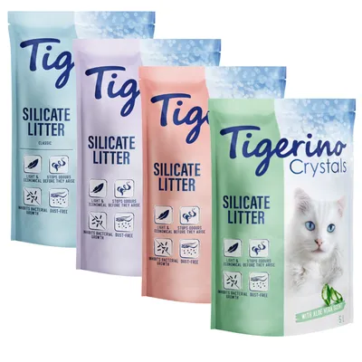 Tigerino Crystals Cat Litter Mixed Trial Pack