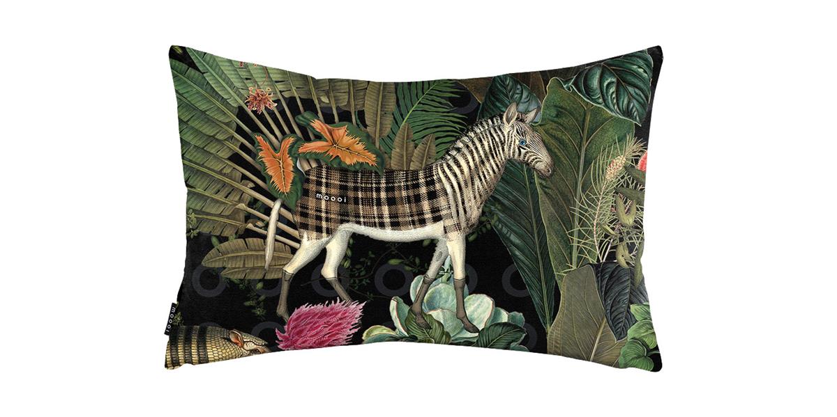 MOOOI decoratiekussen Menagerie - 40x60 / 16x24 Inch cm - raven