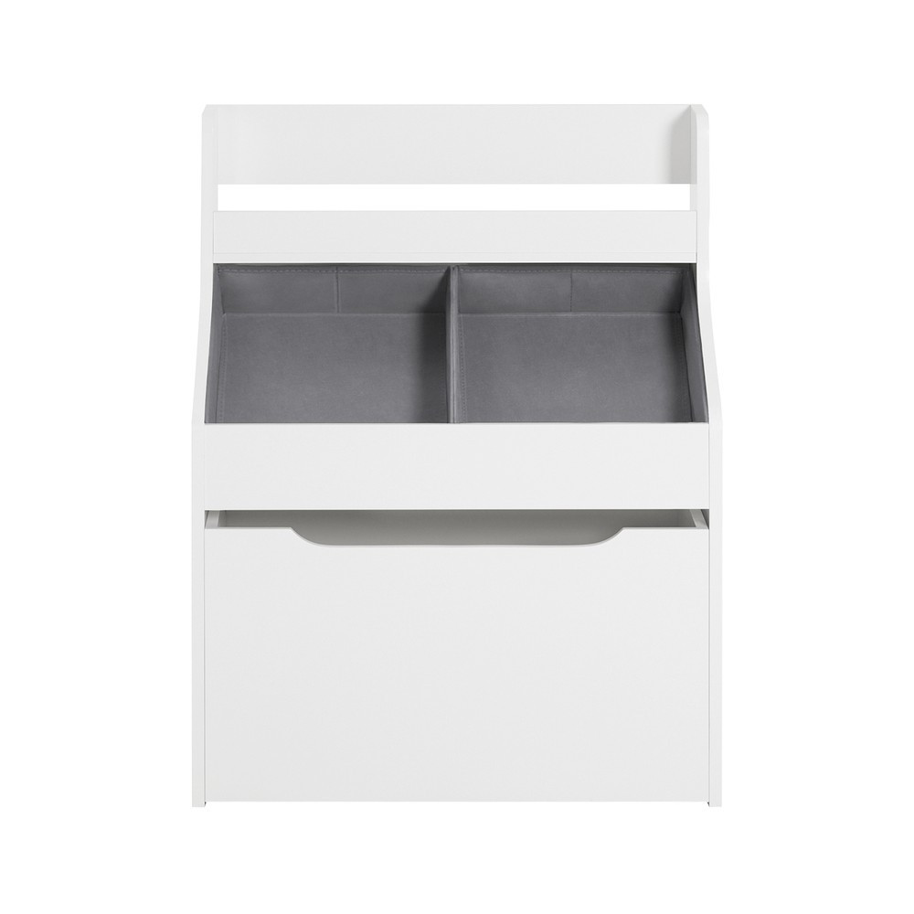 SoBuy Regał dziecięcy z 1 szufladą Biały 63x32x80cm Funkcjonalny KMB71-W