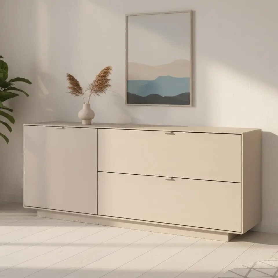 Calicosy - VIKA Meubelen - Beige 160x37,5x62 cm