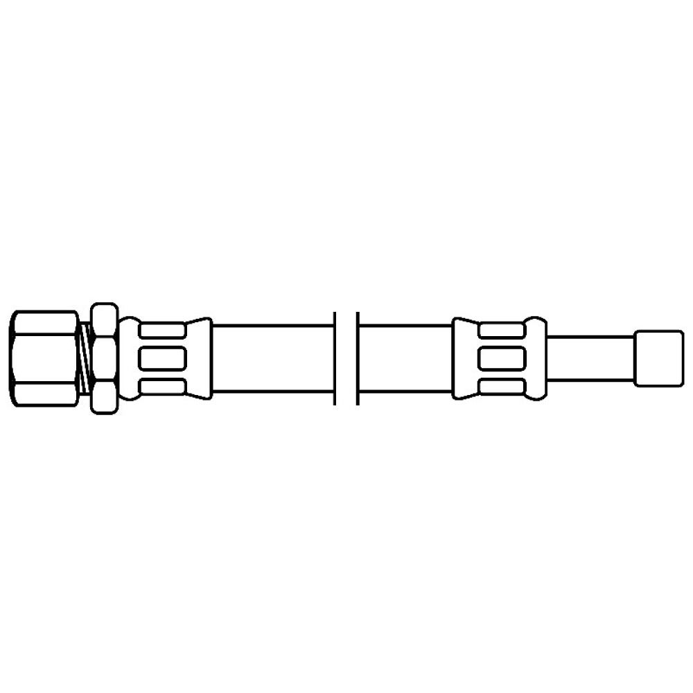 FLEKSIBEL SLANGE DN8 COMPRTUBE10MMX10MM