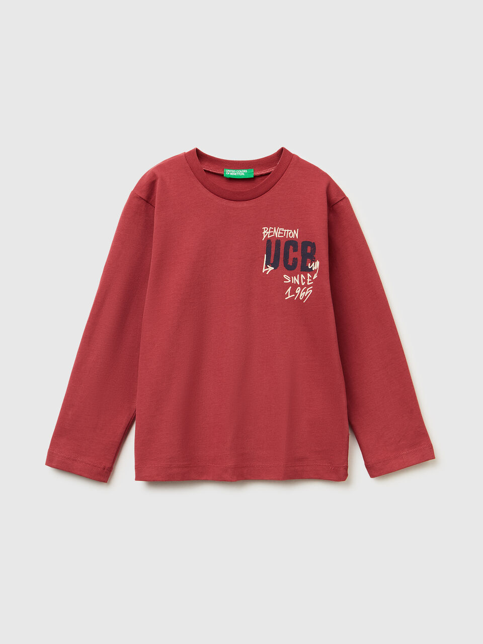 Crew neck t-shirt in warm cotton