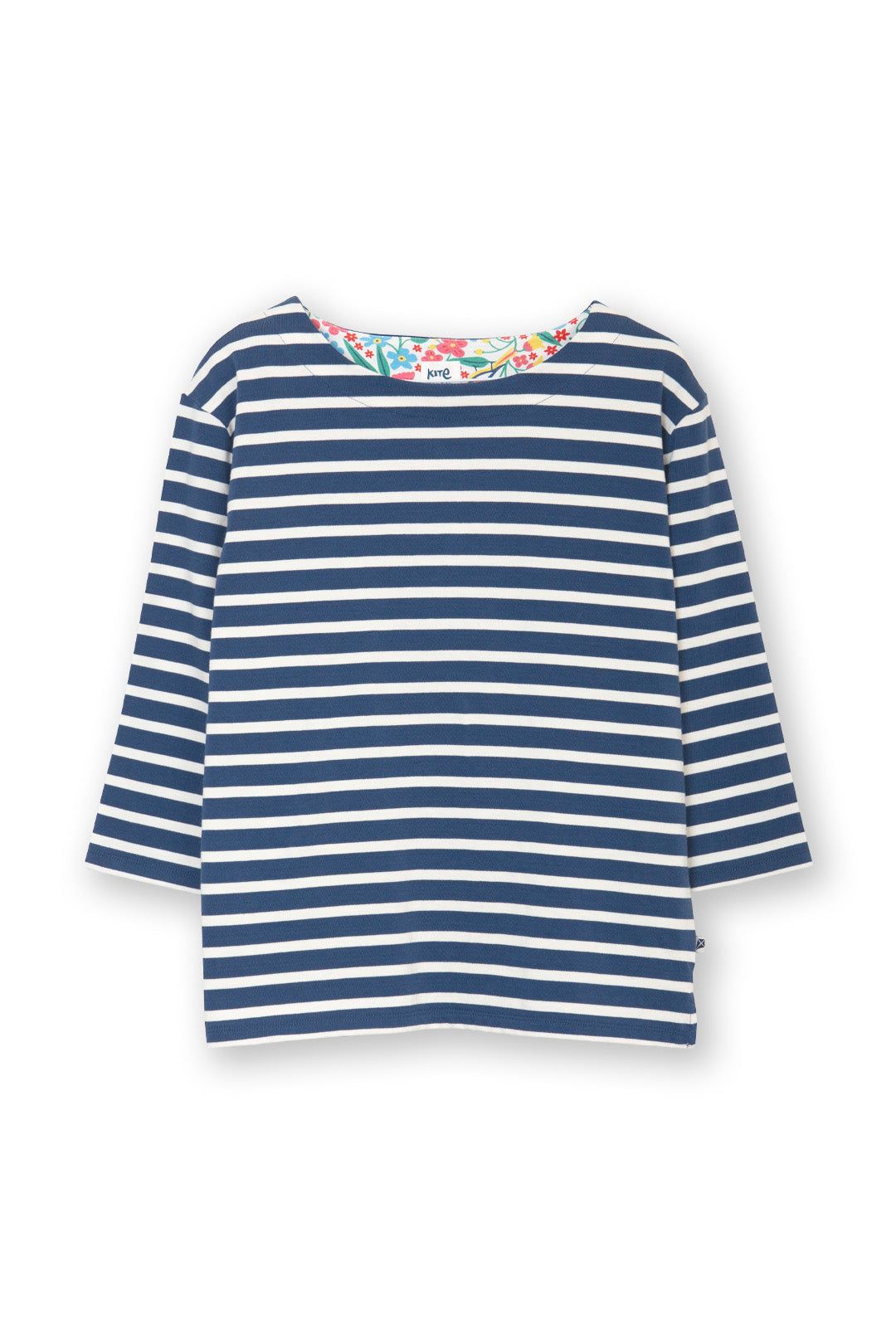 Kite Bingham 3/4 Sleeve Jersey Top Navy Stripe