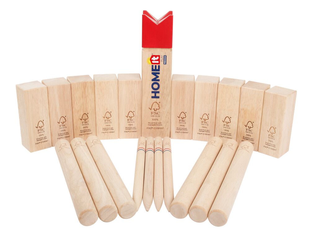 KUBB HOME IT PLAY PREMIUM KONGESPILL GUMMITRE