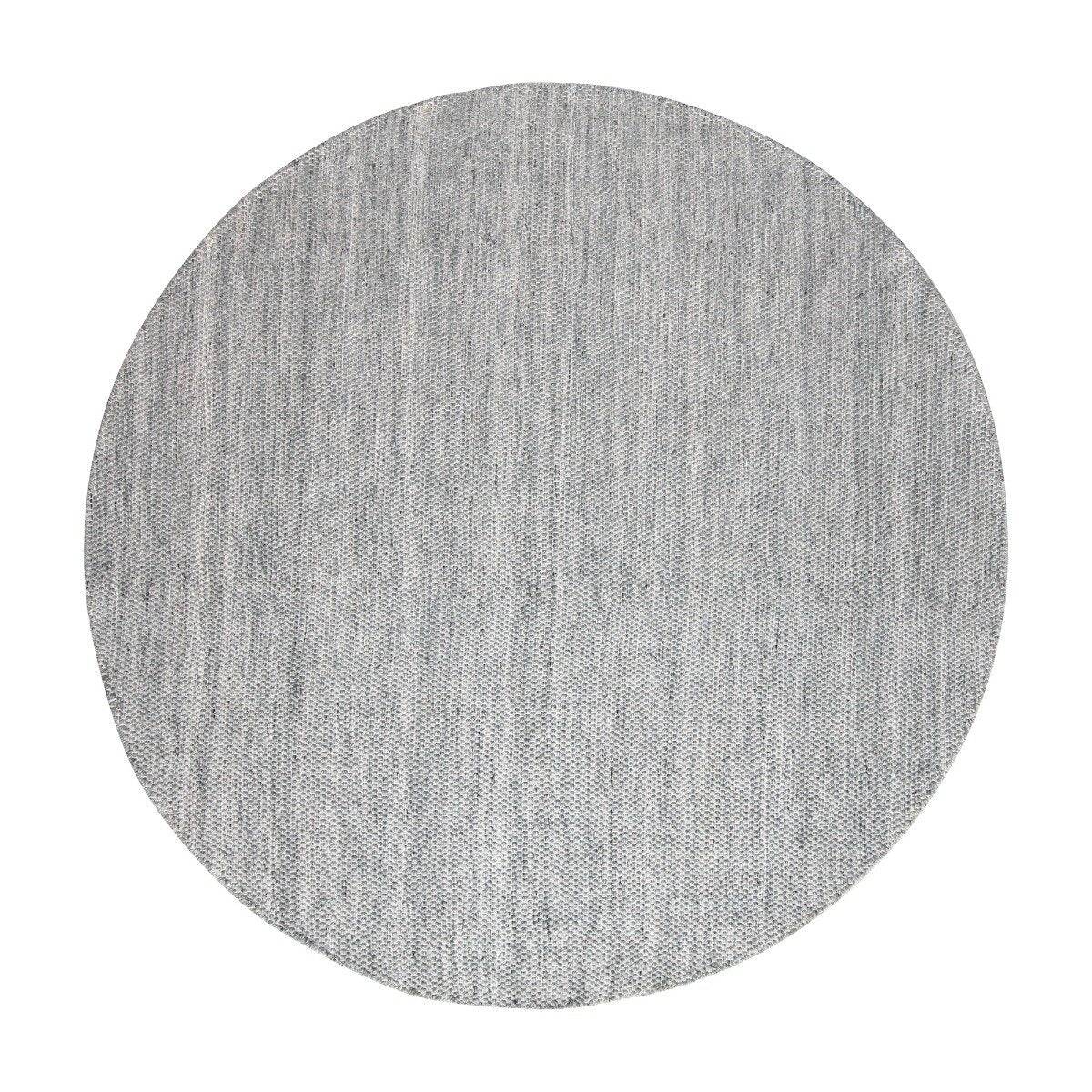 Interieur05 Vloerkleed Gerecycled Materiaal Rond Ciro Grijs op=op
