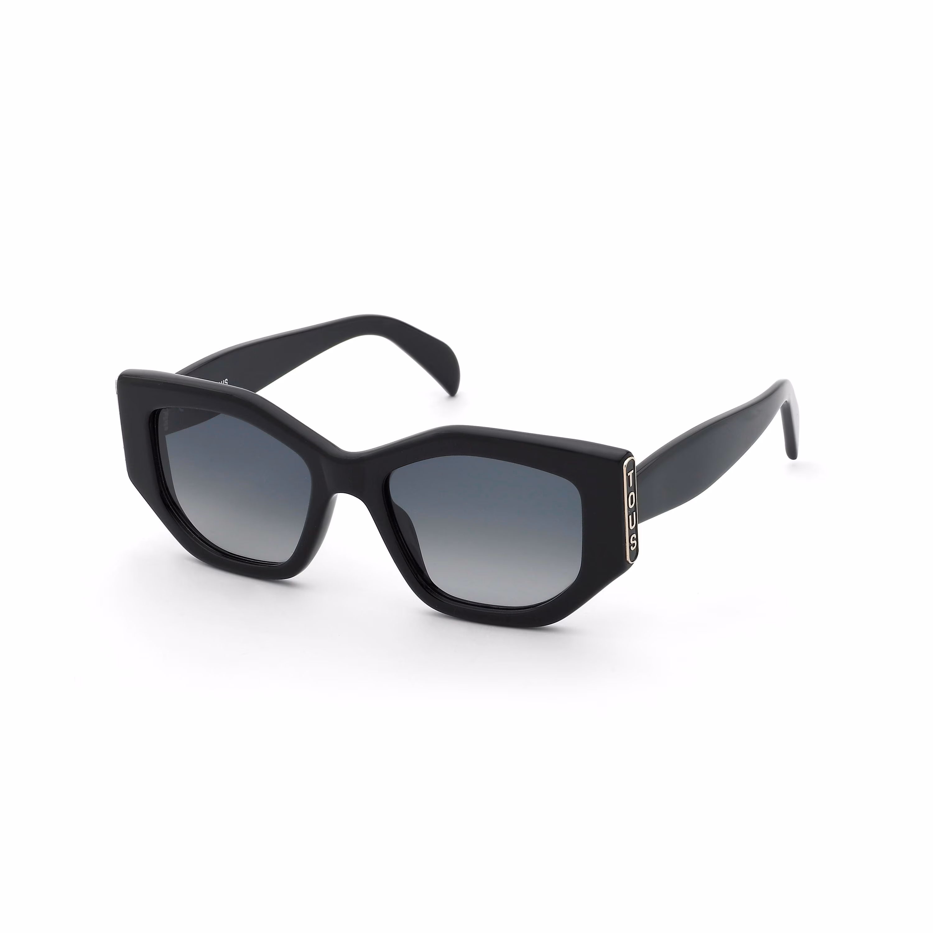Gafas de sol en color negro Logo